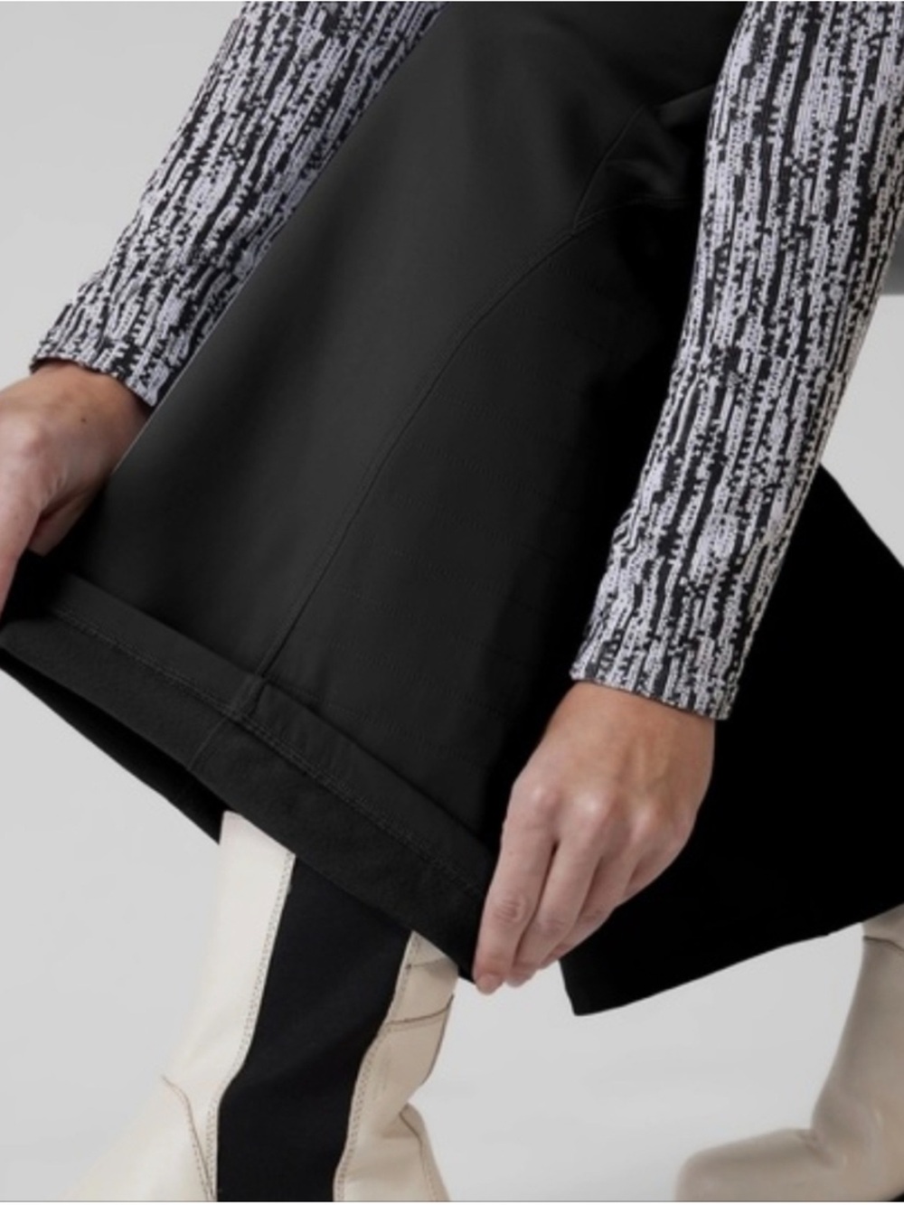 Athleta Peak Hybrid Fleece Flare Pant - Picture 2 of 12